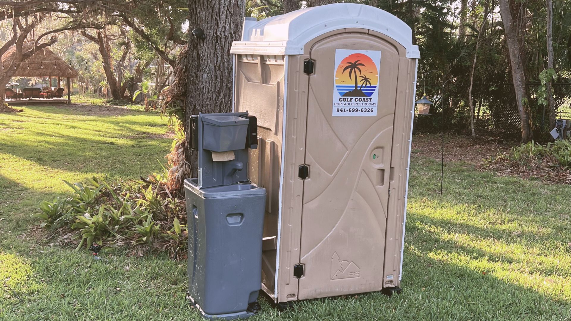 porta potty set up in hendry county florida